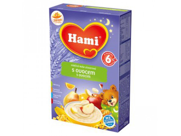 Hami молокочная каша со злаками и фруктами 225 г